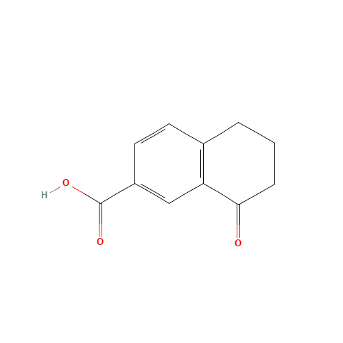 8-Oxo-5,6,7,8-tetrahydronaphthalene-2-carboxylic acid (CAS: 89781-52-2) - Related Chemical Product