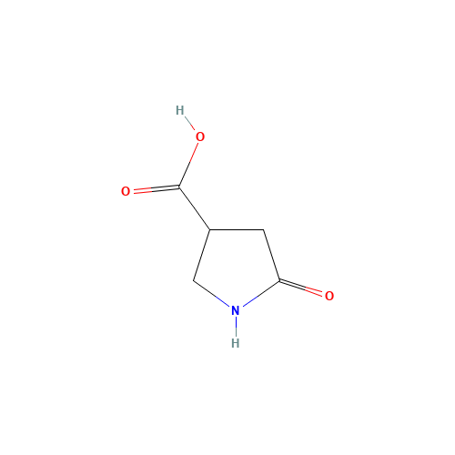 5-Oxopyrrolidine-3-carboxylic acid (CAS: 7268-43-1) - Chemical Structure and Molecular Formula 