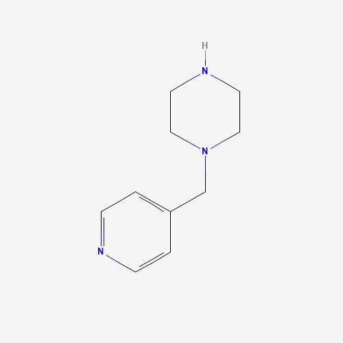 1-(Pyridin-4-ylmethyl)piperazine (CAS: 62089-74-1) - Chemical Structure and Molecular Formula 