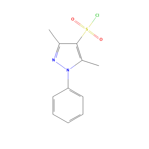 3,5-Dimethyl-1-phenyl-1H-pyrazole-4-sulfonyl chloride (CAS: 59340-26-0) - Related Chemical Product