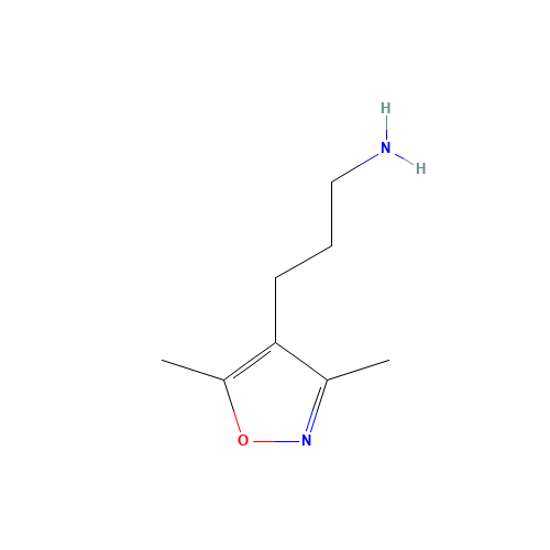 3-(3,5-Dimethylisoxazol-4-yl)propan-1-amine (CAS: 771572-98-6) - Related Chemical Product