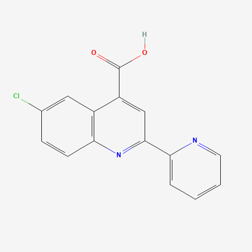 6-Chloro-2-pyridin-2-ylquinoline-4-carboxylic acid (CAS: 667412-62-6) - Related Chemical Product