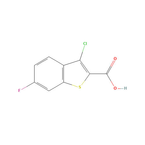 3-Chloro-6-fluoro-1-benzothiophene-2-carboxylic acid (CAS: 34576-92-6) - Related Chemical Product