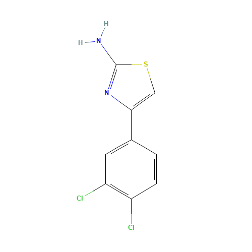 4-(3,4-Dichlorophenyl)-1,3-thiazol-2-amine (CAS: 39893-80-6) - Related Chemical Product