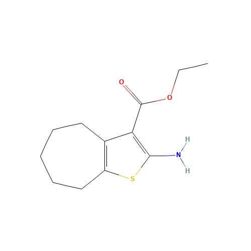 Ethyl 2-amino-5,6,7,8-tetrahydro-4H-cyclohepta-[b]thiophene-3-carboxylate (CAS: 40106-13-6) - Related Chemical Product