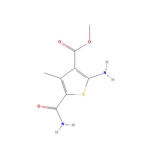 Methyl 2-amino-5-(aminocarbonyl)-4-methylthiophene-3-carboxylate (CAS: 350996-94-0) - Related Chemical Product