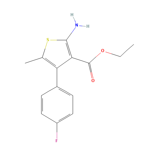 Ethyl 2-amino-4-(4-fluorophenyl)-5-methylthiophene-3-carboxylate (CAS: 350989-70-7) - Related Chemical Product
