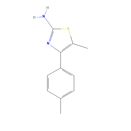 5-Methyl-4-(4-methylphenyl)-1,3-thiazol-2-amine (CAS: 16942-66-8) - Related Chemical Product