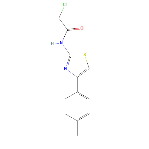 2-Chloro-N-[4-(4-methylphenyl)-1,3-thiazol-2-yl]-acetamide (CAS: 6081-87-4) - Related Chemical Product