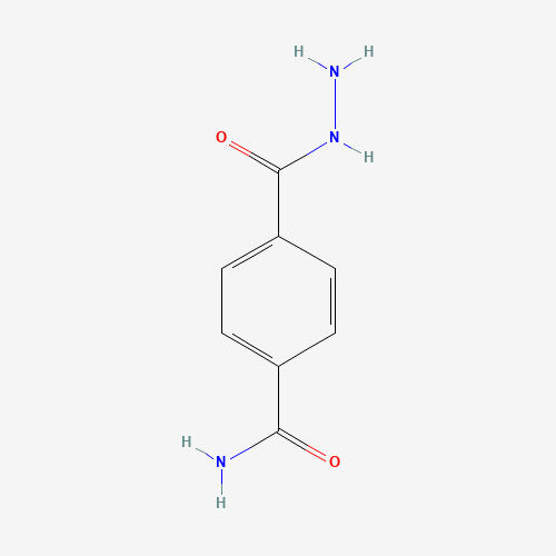 4-(Hydrazinocarbonyl)benzamide (CAS: 22590-92-7) - Chemical Structure and Molecular Formula 