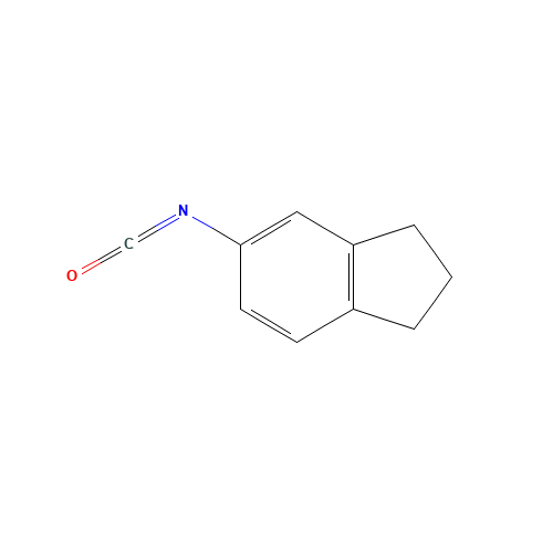 5-Isocyanatoindane (CAS: 120912-37-0) - Chemical Structure and Molecular Formula 