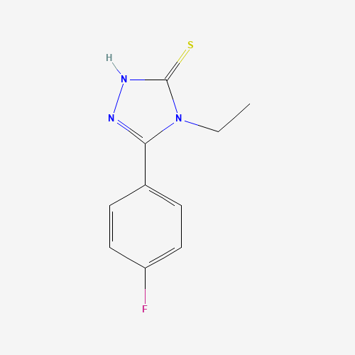 4-Ethyl-5-(4-fluorophenyl)-4H-1,2,4-triazole-3-thiol (CAS: 29552-52-1) - Related Chemical Product