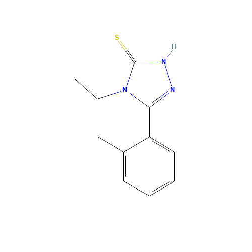 4-Ethyl-5-(2-methylphenyl)-4H-1,2,4-triazole-3-thiol (CAS: 174574-01-7) - Related Chemical Product