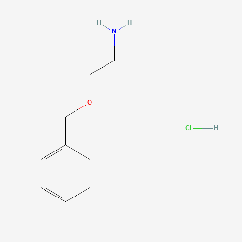 2-(Benzyloxy)ethanamine hydrochloride (CAS: 10578-75-3) - Chemical Structure and Molecular Formula 