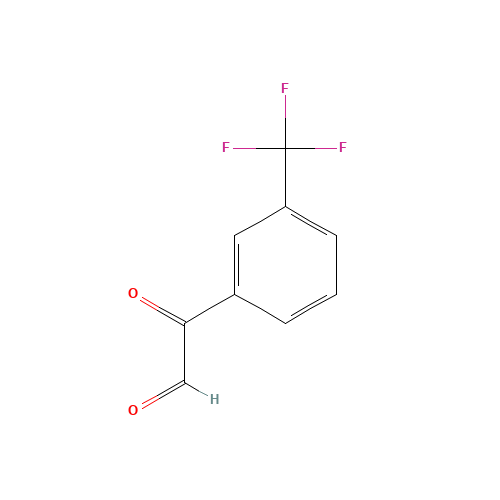 3-(Trifluoromethyl)phenylglyoxal (CAS: 38923-38-5) - Chemical Structure and Molecular Formula 