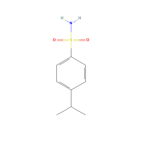 4-Isopropylbenzenesulfonamide (CAS: 6335-39-3) - Chemical Structure and Molecular Formula 
