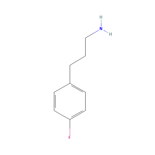 3-(4-Fluoro-phenyl)-propylamine (CAS: 101488-65-7) - Chemical Structure and Molecular Formula 