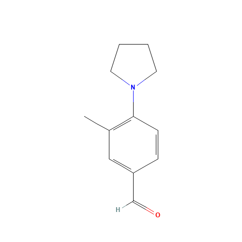 3-Methyl-4-pyrrolidin-1-yl-benzaldehyde (CAS: 461033-80-7) - Related Chemical Product
