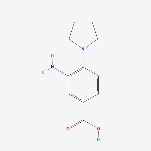 3-Amino-4-pyrrolidin-1-yl-benzoic acid (CAS: 123986-58-3) - Related Chemical Product