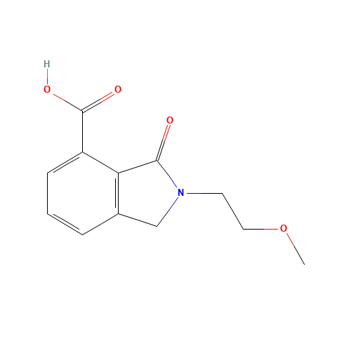 2-(2-Methoxy-ethyl)-3-oxo-2,3-dihydro-1H-isoindole-4-carboxylic acid (CAS: 436093-44-6) - Related Chemical Product