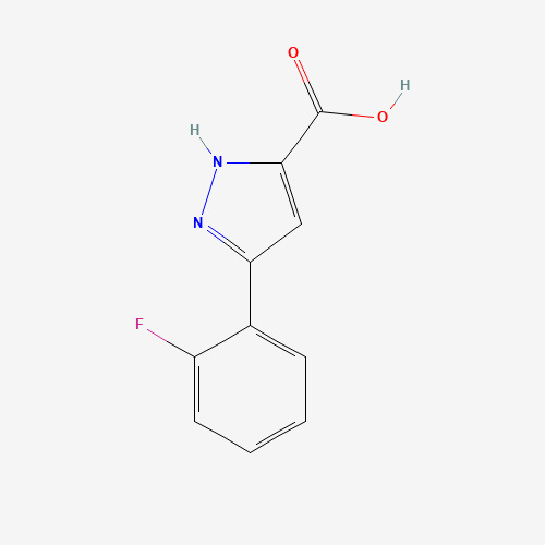 5-(2-Fluoro-phenyl)-2H-pyrazole-3-carboxylic acid (CAS: 859155-87-6) - Related Chemical Product