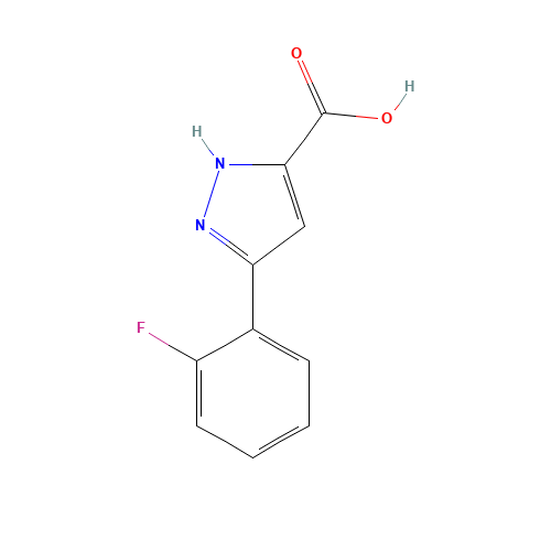 5-(2-Fluoro-phenyl)-2H-pyrazole-3-carboxylic acid (CAS: 859155-87-6) - Related Chemical Product