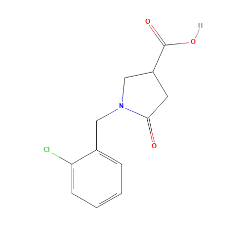 1-(2-Chloro-benzyl)-5-oxo-pyrrolidine-3-carboxylic acid (CAS: 175205-45-5) - Related Chemical Product