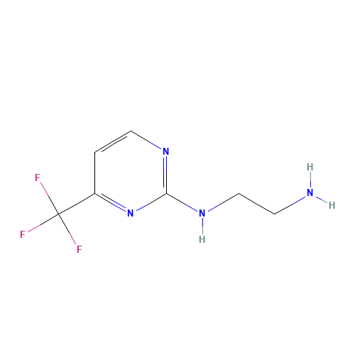N~1~-[4-(Trifluoromethyl)-2-pyrimidinyl]-1,2-ethanediamine (CAS: 215655-29-1) - Related Chemical Product