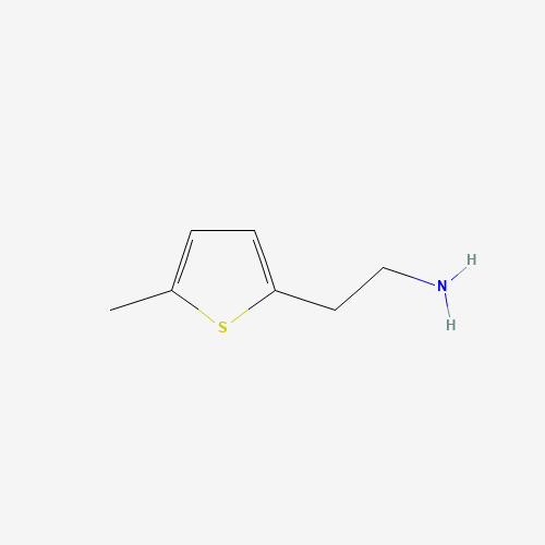 2-(5-Methyl-thiophen-2-yl)-ethylamine (CAS: 30433-92-2) - Chemical Structure and Molecular Formula 