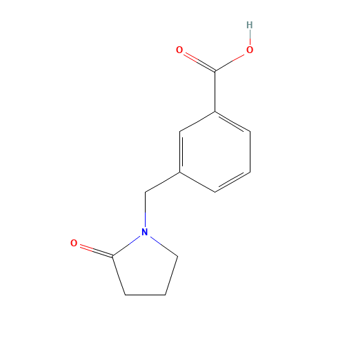 3-(2-Oxo-pyrrolidin-1-ylmethyl)-benzoic acid (CAS: 867329-99-5) - Related Chemical Product