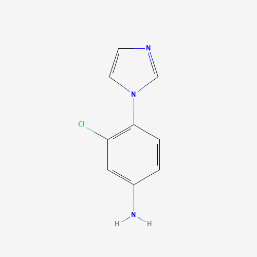 3-Chloro-4-imidazol-1-yl-phenylamine (CAS: 869942-76-7) - Related Chemical Product
