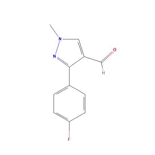 3-(4-Fluoro-phenyl)-1-methyl-1H-pyrazole-4-carbaldehyde (CAS: 689250-53-1) - Related Chemical Product