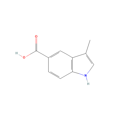 3-Methyl-1H-indole-5-carboxylic acid (CAS: 588688-44-2) - Related Chemical Product