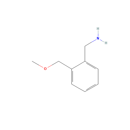 2-Methoxymethyl-benzylamine (CAS: 88032-03-5) - Chemical Structure and Molecular Formula 