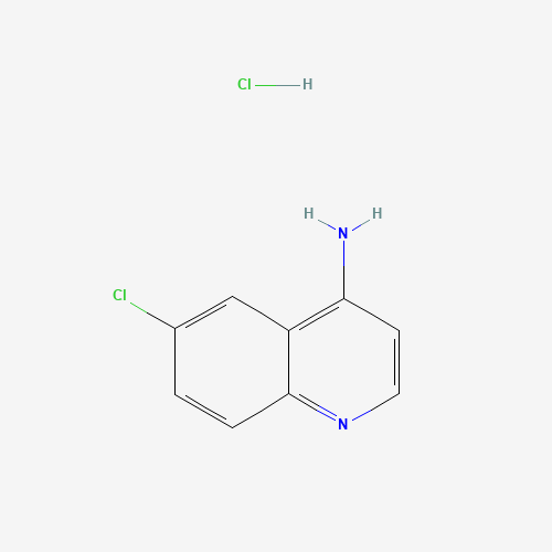6-Chloro-quinolin-4-ylamine (CAS: 114306-29-5) - Chemical Structure and Molecular Formula 