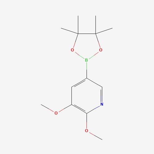 2,3-Dimethoxy-5-(4,4,5,5-tetramethyl-1,3,2-dioxaborolan-2-yl)pyridine (CAS: 1083168-92-6) - Related Chemical Product