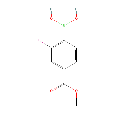 2-Fluoro-4-methoxycarbonylphenylboronic acid (CAS: 603122-84-5) - Related Chemical Product