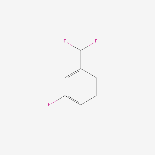 3-(Difluoromethyl)-1-fluorobenzene (CAS: 26029-52-7) - Chemical Structure and Molecular Formula 