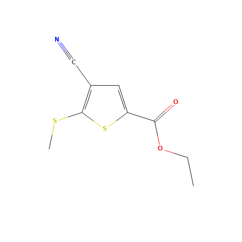 Ethyl 4-cyano-5-(methylthio)thiophene-2-carboxylate (CAS: 116170-84-4) - Related Chemical Product