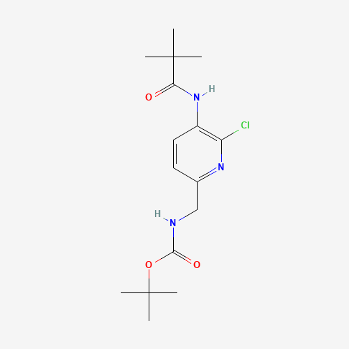 tert-Butyl (6-chloro-5-pivalamidopyridin-2-yl)-methylcarbamate (CAS: 1142192-00-4) - Related Chemical Product