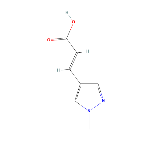 (2E)-3-(1-Methyl-1H-pyrazol-4-yl)acrylic acid (CAS: 689251-97-6) - Related Chemical Product