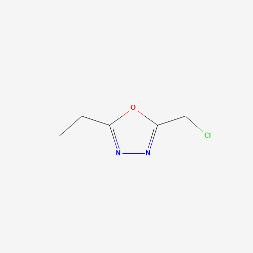 2-(Chloromethyl)-5-ethyl-1,3,4-oxadiazole (CAS: 3914-45-2) - Chemical Structure and Molecular Formula 