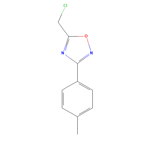 5-(Chloromethyl)-3-(4-methylphenyl)-1,2,4-oxadiazole (CAS: 50737-29-6) - Related Chemical Product