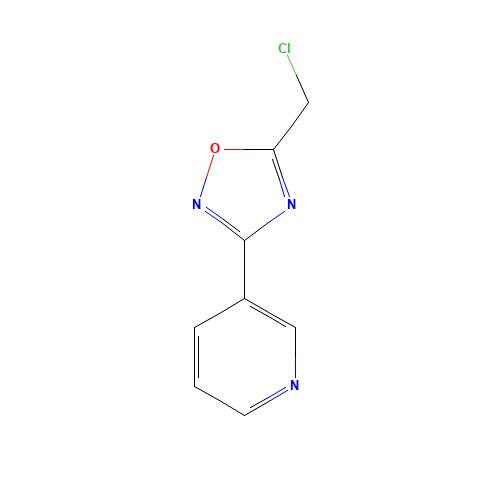 3-[5-(Chloromethyl)-1,2,4-oxadiazol-3-yl]pyridine (CAS: 15328-03-7) - Related Chemical Product