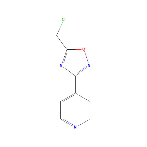 4-[5-(Chloromethyl)-1,2,4-oxadiazol-3-yl]pyridine (CAS: 50737-35-4) - Related Chemical Product