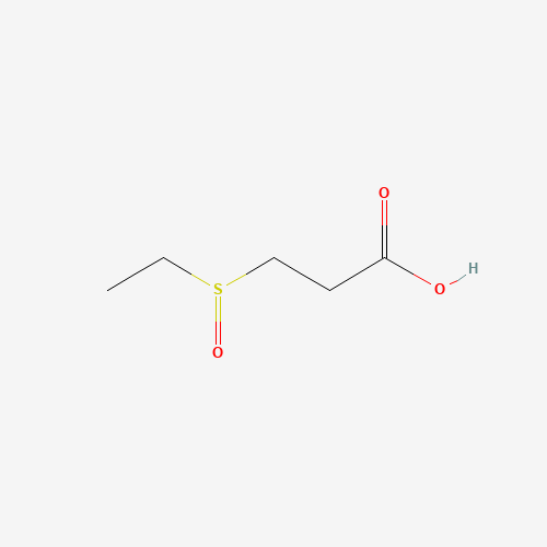 3-(Ethylsulfinyl)propanoic acid (CAS: 137375-82-7) - Chemical Structure and Molecular Formula 
