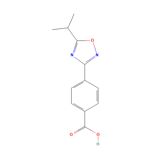 4-(5-Isopropyl-1,2,4-oxadiazol-3-yl)benzoic acid (CAS: 915920-28-4) - Related Chemical Product