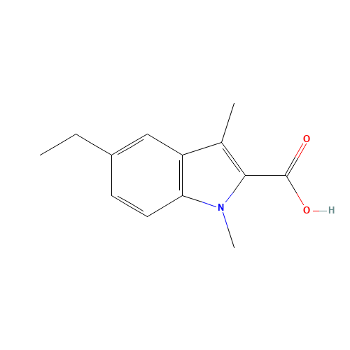5-Ethyl-1,3-dimethyl-1H-indole-2-carboxylic acid (CAS: 928707-70-4) - Related Chemical Product