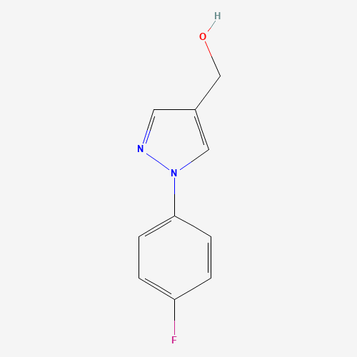 [1-(4-Fluorophenyl)-1H-pyrazol-4-yl]methanol (CAS: 153863-34-4) - Related Chemical Product