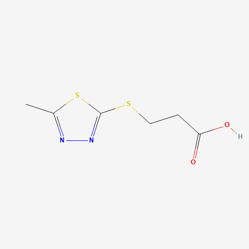 3-[(5-Methyl-1,3,4-thiadiazol-2-yl)thio]-propanoic acid (CAS: 869943-40-8) - Related Chemical Product